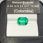 Natural Emerald 4.24 ct – Classic Emerald Cut